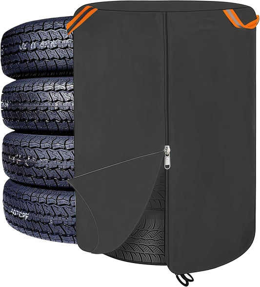 Housses de rangement pour pneus — en tissu Oxford, fermeture zippée, résistant à l'eau, 420D, 73 cm, 110 cm